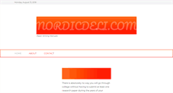 Desktop Screenshot of nordicdeli.com